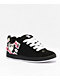 DC Court Graffik Black, Plaid & Pink Skate Shoes - Thumbnail image 1 of 5