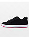 DC Court Graffik Black & Hot Pink Skate Shoes - Thumbnail image 2 of 4