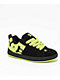 DC Court Graffik Black & Lime Green Skate Shoes - Thumbnail image 1 of 5