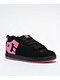 DC Court Graffik Black & Pink Skate Shoes - Thumbnail image 1 of 5