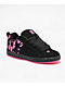 DC Court Graffik Black & Pink Zebra Skate Shoes - Thumbnail image 1 of 4