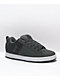 DC Court Graffik Grey, Black & White Skate Shoes