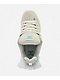 DC Court Graffik Off White & Pastel Blue Skate Shoes - Thumbnail image 4 of 6