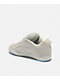 DC Court Graffik Off White & Pastel Blue Skate Shoes - Thumbnail image 2 of 6