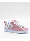 DC Court Graffik SE Pink & Silver Skate Shoes - Thumbnail image 1 of 5