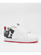 DC Court Graffik White, Grey, & Red Skate Shoes - Thumbnail image 1 of 4