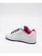 DC Court Graffik White, Pink & Black Skate Shoes - Thumbnail image 2 of 5