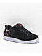 DC Court Graffik zapatos de skate en negro y salpicaduras de pintura