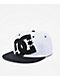 DC Double That White & Black Snapback Hat - Thumbnail image 1 of 3