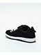 DC Kids' Court Graffik Black & White Skate Shoes - Thumbnail image 2 of 5