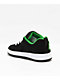 DC Kids Court Graffik Black, Grey & Green Skate Shoes - Thumbnail image 2 of 4