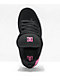 DC Kids Court Graffik Black & Hot Pink Skate Shoes - Thumbnail image 4 of 5