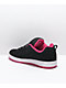 DC Kids Court Graffik Black & Hot Pink Skate Shoes
