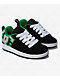 DC Kids Court Graffik Black & Kelly Green Skate Shoes - Thumbnail image 2 of 6