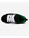 DC Kids Court Graffik Black & Kelly Green Skate Shoes - Thumbnail image 4 of 6