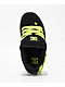 DC Kids Court Graffik Black & Lime Green Skate Shoes - Thumbnail image 3 of 4