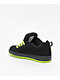 DC Kids Court Graffik Black & Lime Green Skate Shoes - Thumbnail image 2 of 4