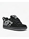 DC Kids Court Graffik Puff Black & Grey Skate Shoes - Thumbnail image 1 of 6