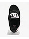 DC Kids Court Graffik Puff Black & Pink Skate Shoes - Thumbnail image 3 of 6