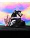 DC Kids Court Graffik Puff Black & Pink Skate Shoes - Thumbnail image 6 of 6