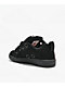 DC Kids Court Graffik Puff Black & Pink Skate Shoes - Thumbnail image 2 of 6