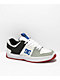 DC Kids Lynx Zero White & Blue Skate Shoes - Thumbnail image 1 of 4