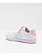 DC Kids Manteca 4 V White & Pink Skate Shoes - Thumbnail image 2 of 4