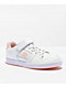 DC Kids Manteca 4 V White & Pink Skate Shoes - Thumbnail image 1 of 4