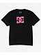 DC Kids Star Black & Pink T-Shirt - Thumbnail image 1 of 2