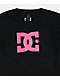 DC Kids Star Black & Pink T-Shirt - Thumbnail image 2 of 2