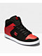 DC Manteca 4 Mid Black & Red Skate Shoes - Thumbnail image 1 of 4