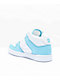 DC Manteca 4 Mid White & Blue Skate Shoes - Thumbnail image 2 of 4