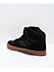 DC Pure Hightop zapatos de skate negros y de goma