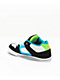 DC Pure Mid Black, White & Blue Skate Shoes - Thumbnail image 2 of 4