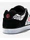 DC x Deadpool Pure Black, White & Red Skate Shoes - Thumbnail image 4 of 8