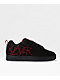 DC x Slayer Court Graffik Black & Red Skate Shoes  - Thumbnail image 1 of 6