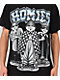 DGA Eightball Trio Homies Black T-Shirt - Thumbnail image 3 of 6