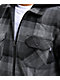 DGK Bliss Charcoal Hooded Flannel Shirt - Thumbnail image 3 of 6