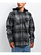 DGK Bliss Charcoal Hooded Flannel Shirt - Thumbnail image 2 of 6