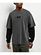 DGK Boulevard Grey & Black 2fer Long Sleeve T-Shirt - Thumbnail image 1 of 5