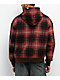 DGK Brickyard Red Plaid Zip Hoodie - Thumbnail image 2 of 4