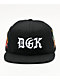 DGK Crazy Life Black Snapback Hat - Thumbnail image 3 of 4