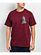 DGK Devoted Burgundy T-Shirt - Thumbnail image 2 of 3