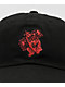 DGK Devotion Black Strapback Hat - Thumbnail image 3 of 3