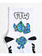 DGK Discord White Crew Socks - Thumbnail image 2 of 2