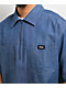 DGK Eternity Blue Quarter Zip Work Shirt - Thumbnail image 3 of 5