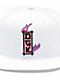 DGK Fire Blossom White Snapback Hat - Thumbnail image 3 of 7