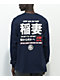 DGK Ghetto Spec Navy Long Sleeve T-Shirt