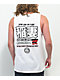 DGK Ghetto Spec White Tank Top