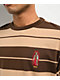 DGK Glory Brown & Tan Knit T-Shirt - Thumbnail image 3 of 4